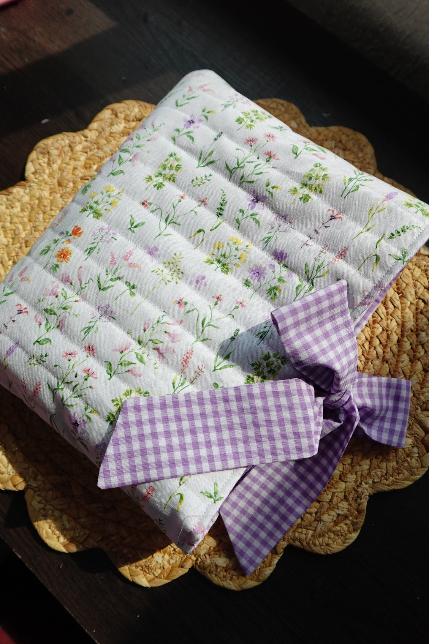 Purple Meadows Bible Sleeve