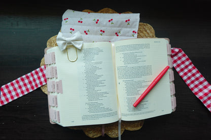 Cherries On Grace Bible Sleeve