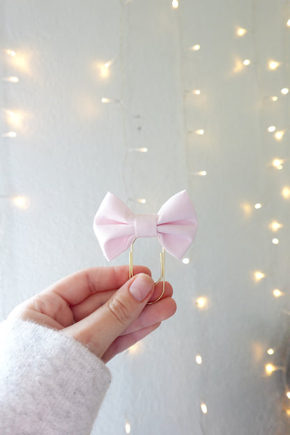 Pink Bible Bow Bookmark