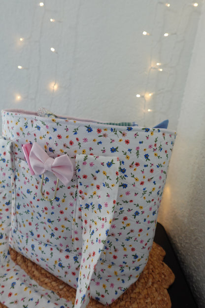 Wildflower Mercy Mini Tote Bag