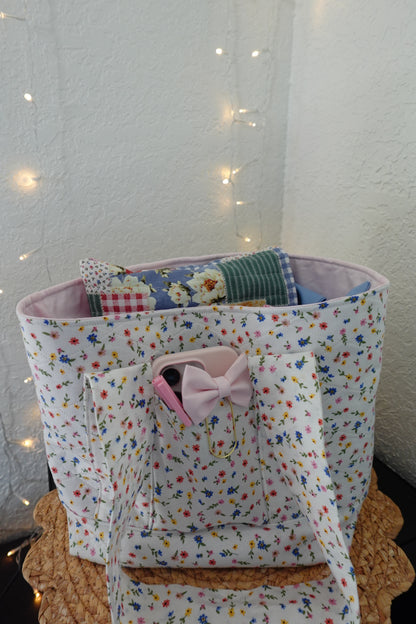 Wildflower Mercy Mini Tote Bag