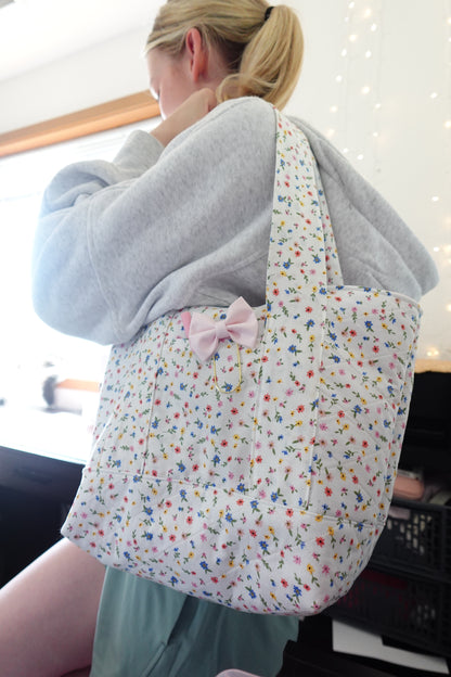 Wildflower Mercy Mini Tote Bag