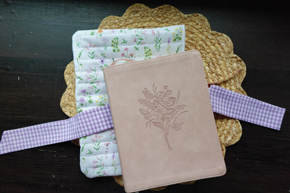 Purple Meadows Bible Sleeve