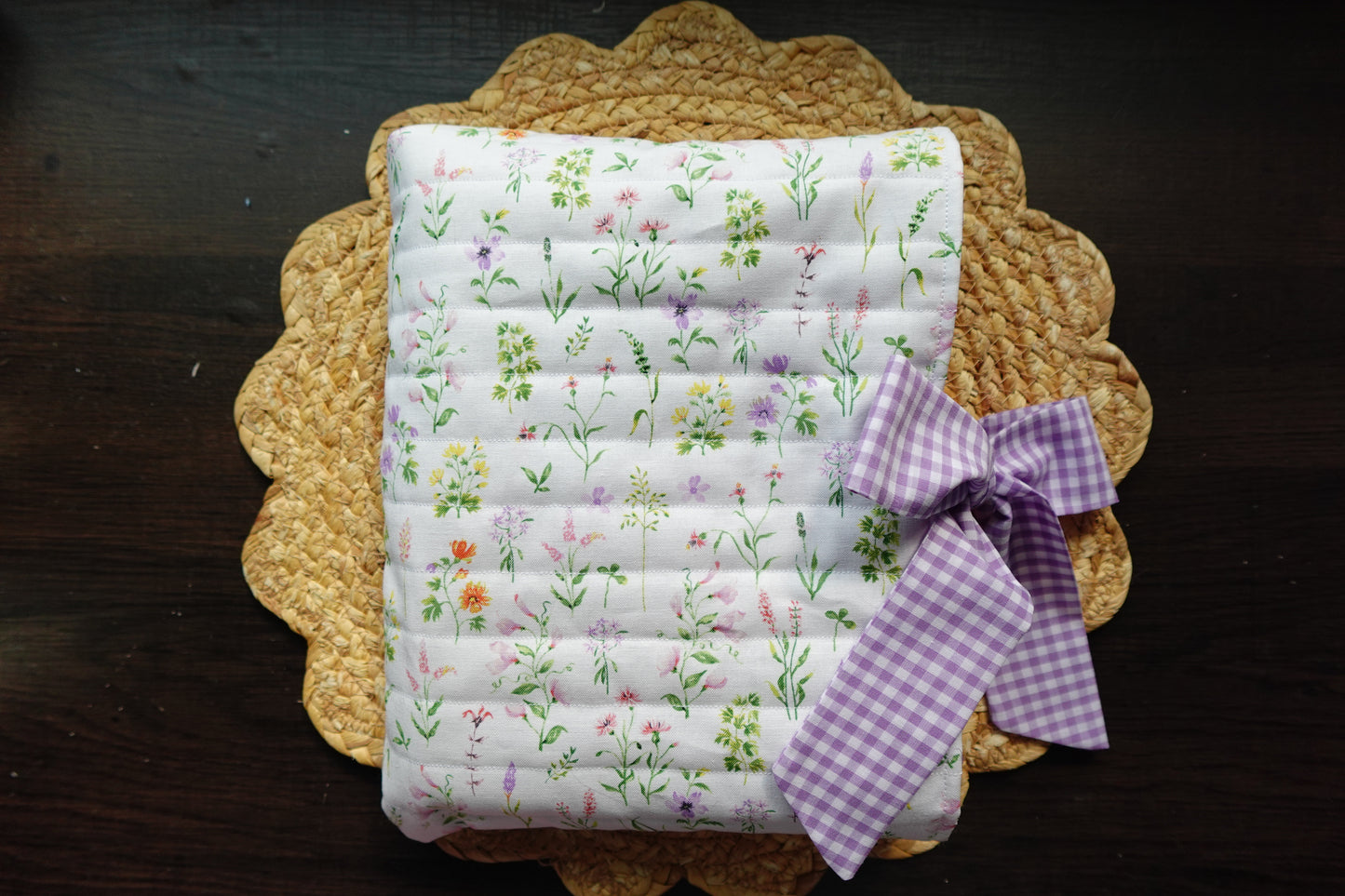 Purple Meadows Bible Sleeve